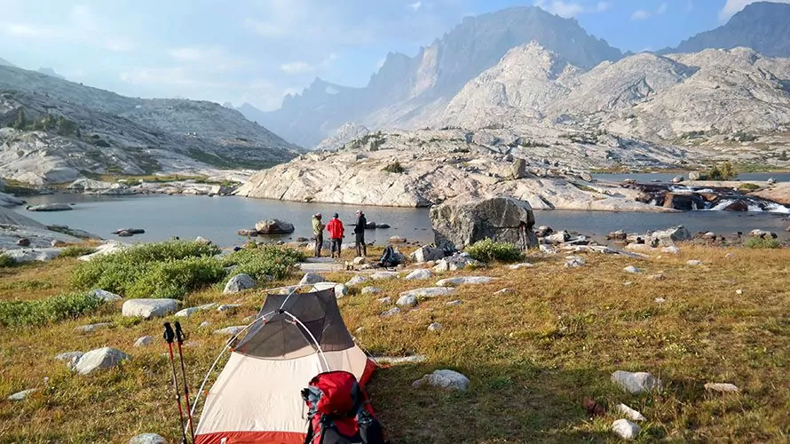 wind river hotsprings camping